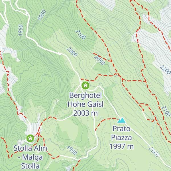 Map of Berghotel Hohe Gaisl
