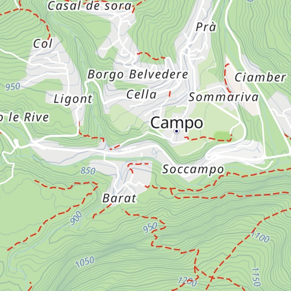 Map of Ufficio turistico di Forno