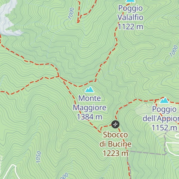 Map of Monte Maggiore