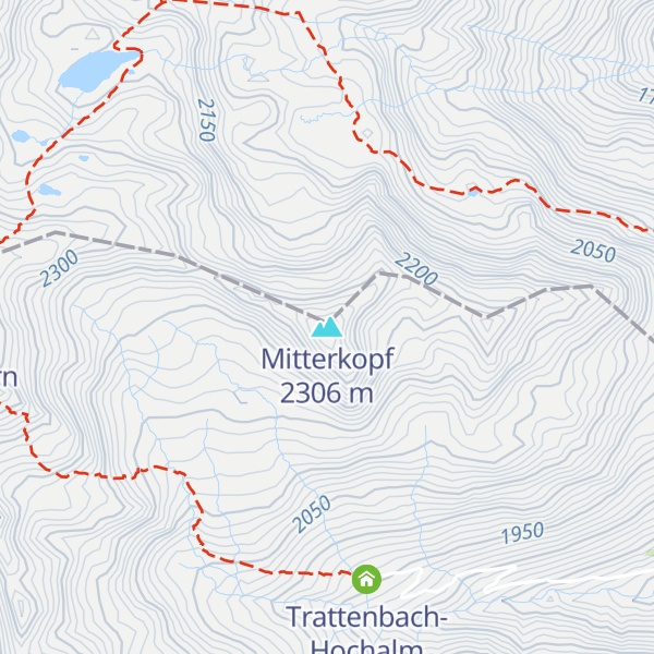 Map of Mitterkopf