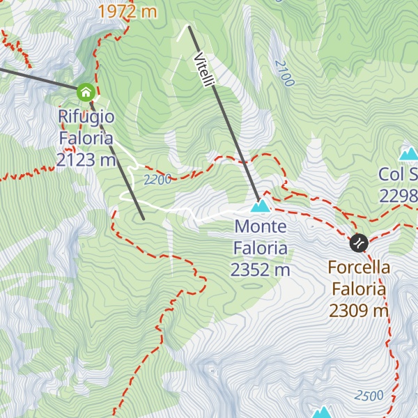 Map of Rifugio Capanna Tondi