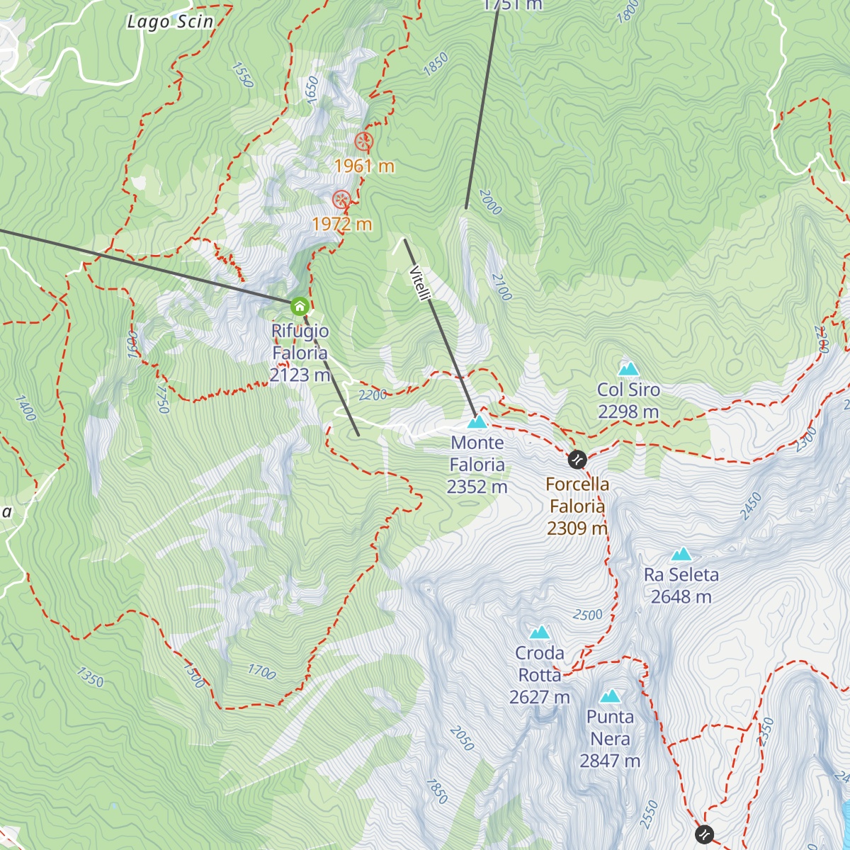 Rifugio Capanna Tondi map