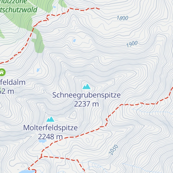 Map of Schneegrubenspitze