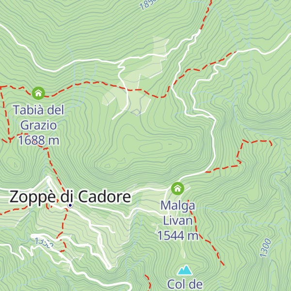 Map of Col de la viza