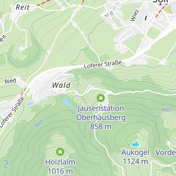 Map of Oberhausberg