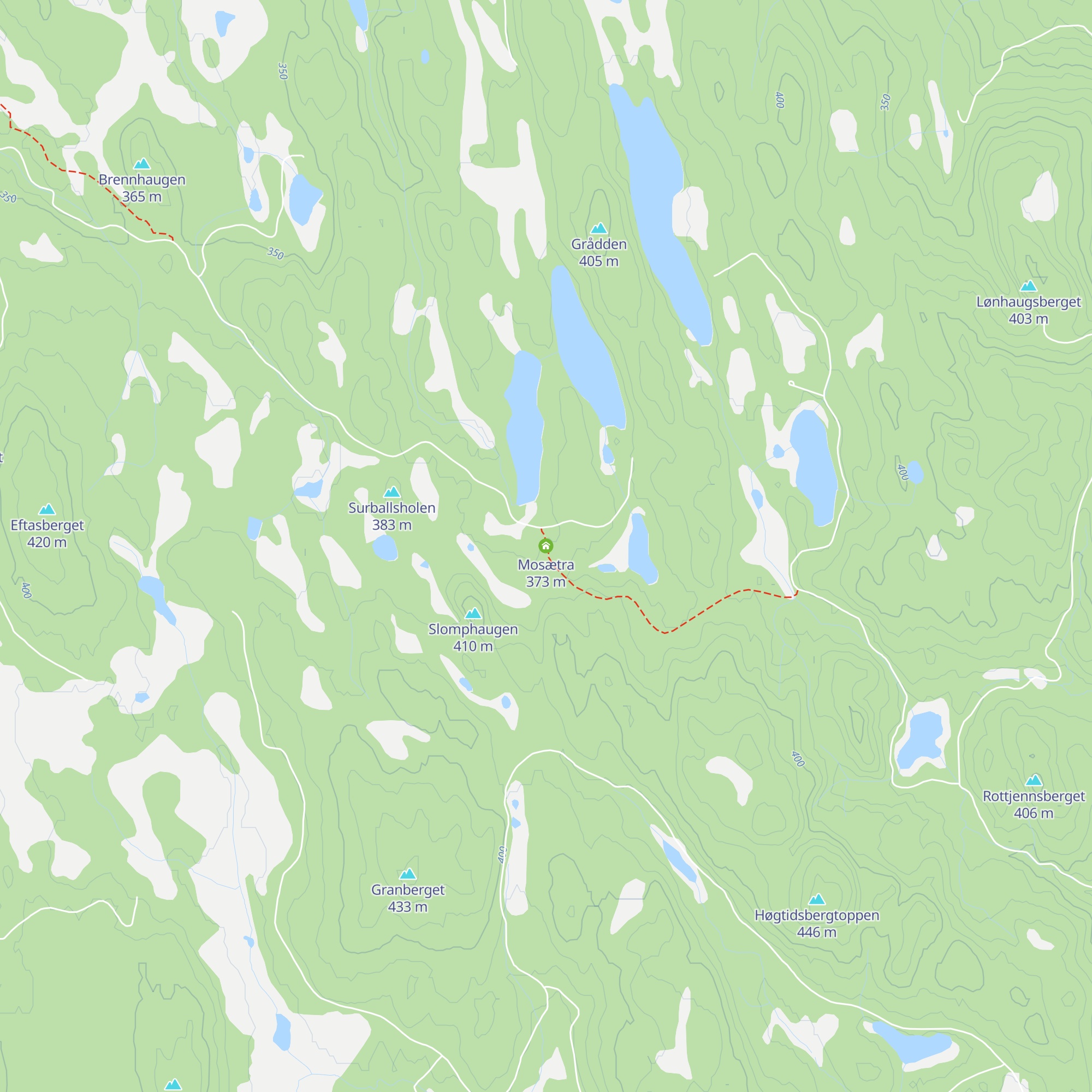 Mosætra map
