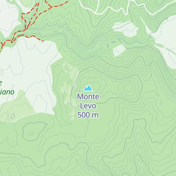 Map of Monte Levo