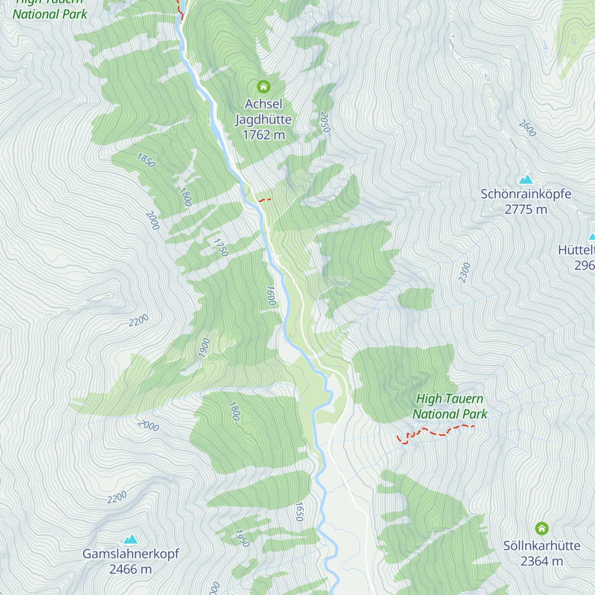Veitenalm map