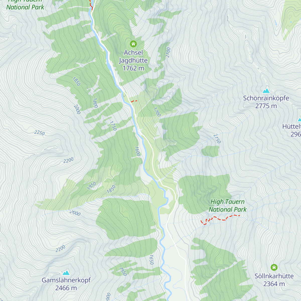 Veitenalm map