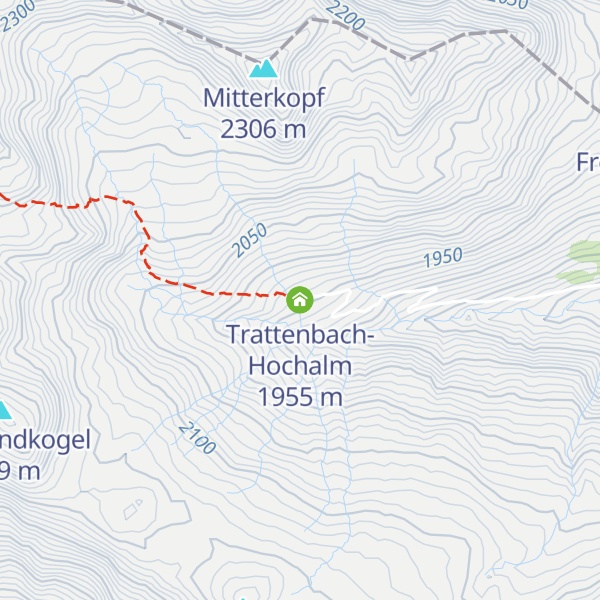 Map of Trattenbach-Hochalm