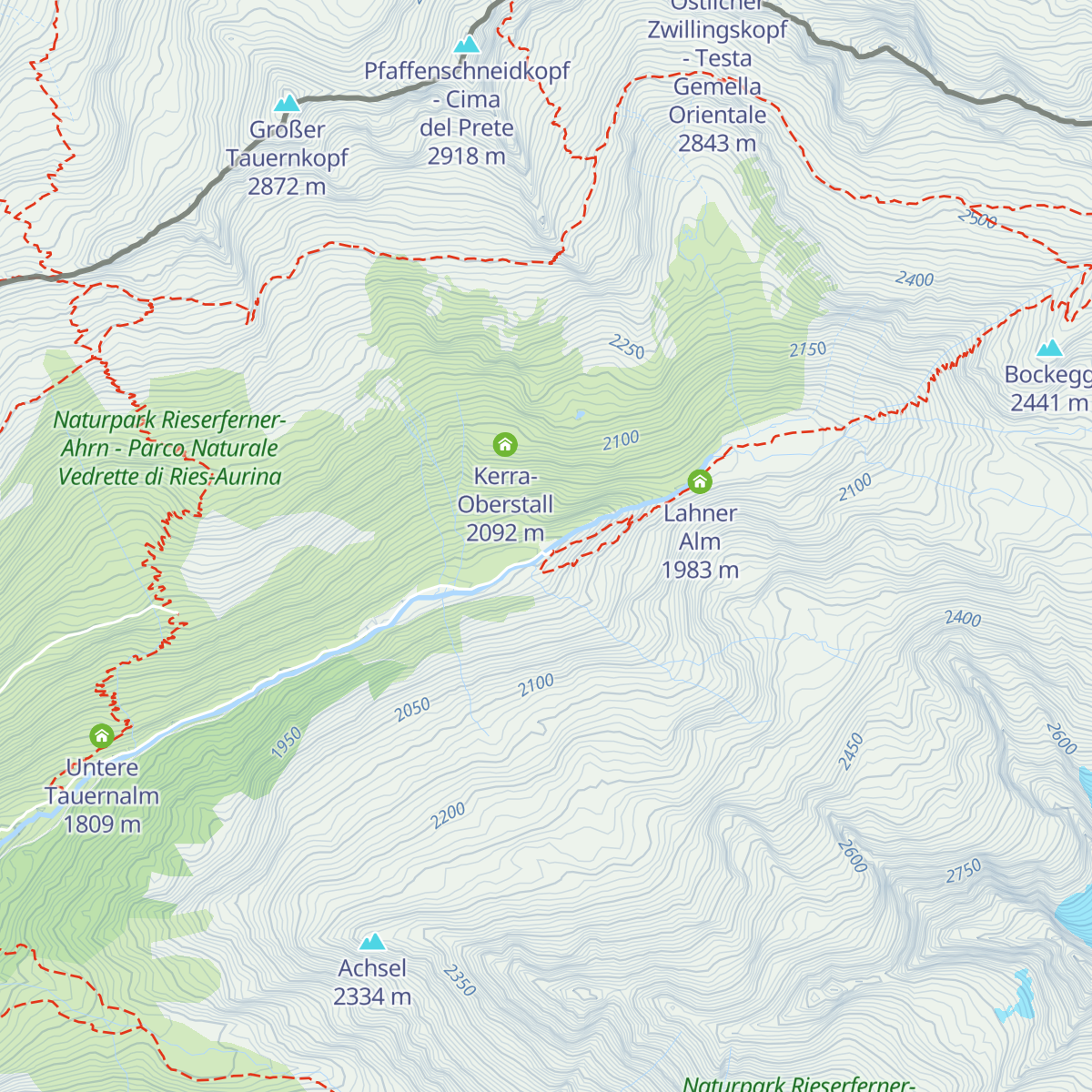 Kehrer Alm map