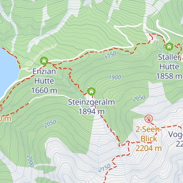 Map of Steinzgeralm