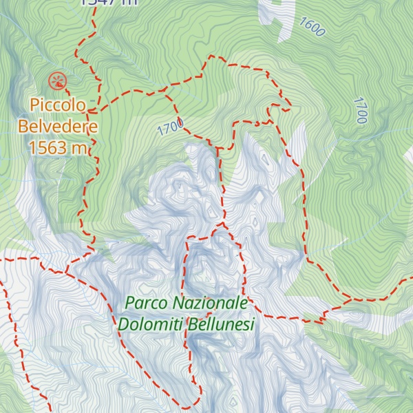 Map of Spiz Tiziana