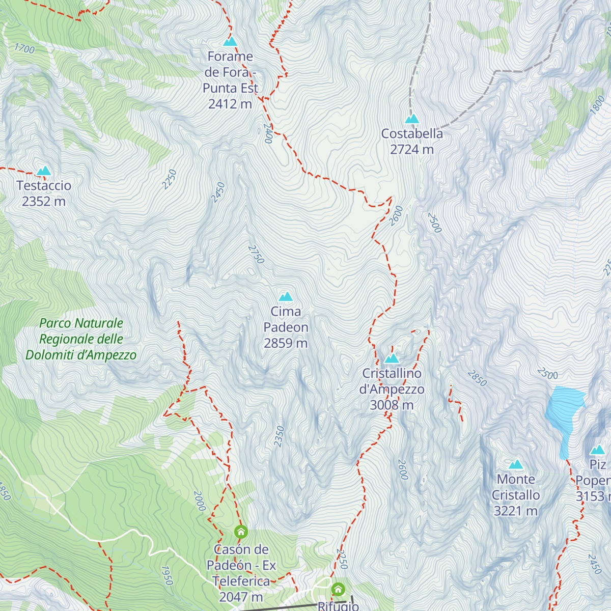 Bivacco Ricovero Buffa di Perrero map