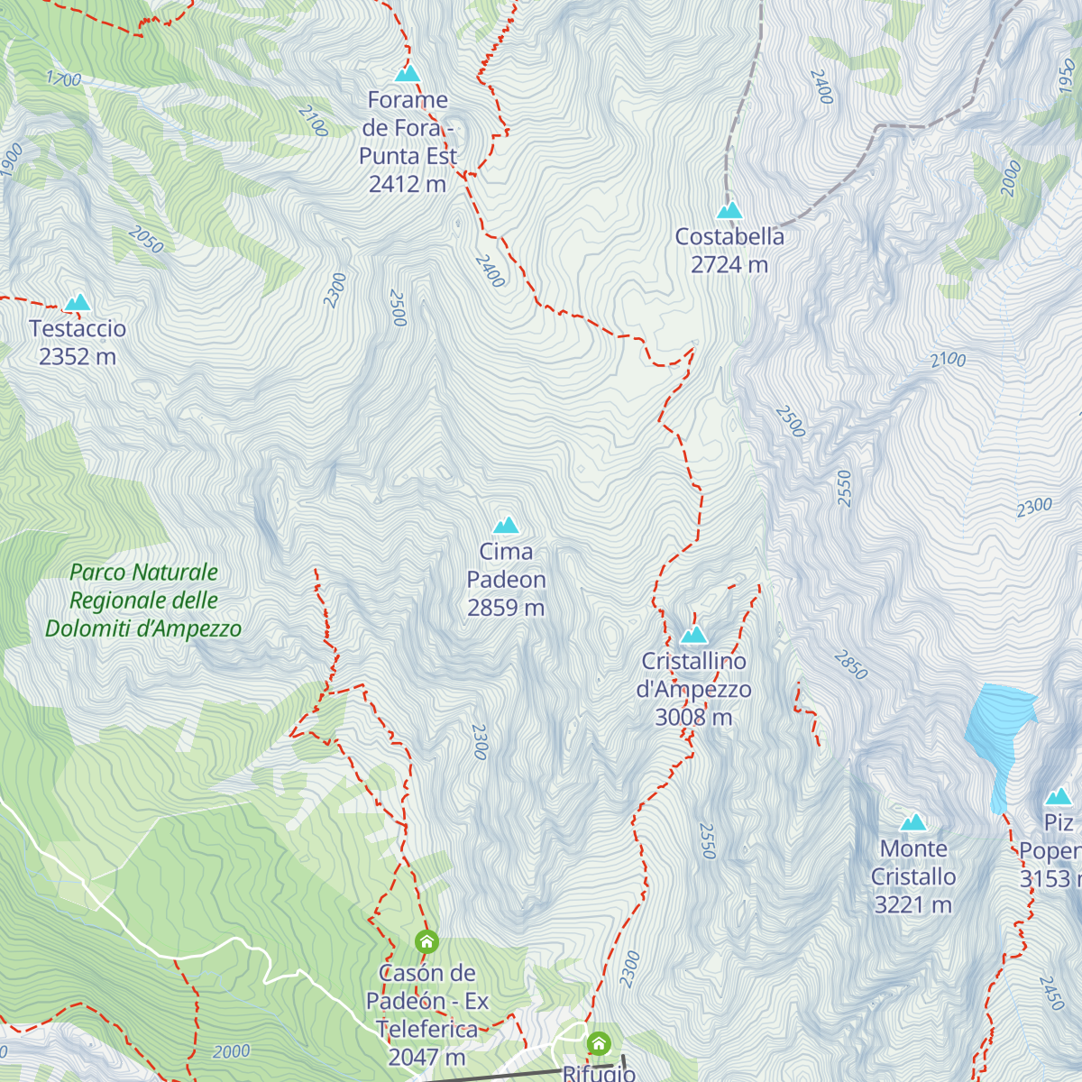Bivacco Ricovero Buffa di Perrero map