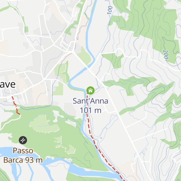 Map of Sant'Anna