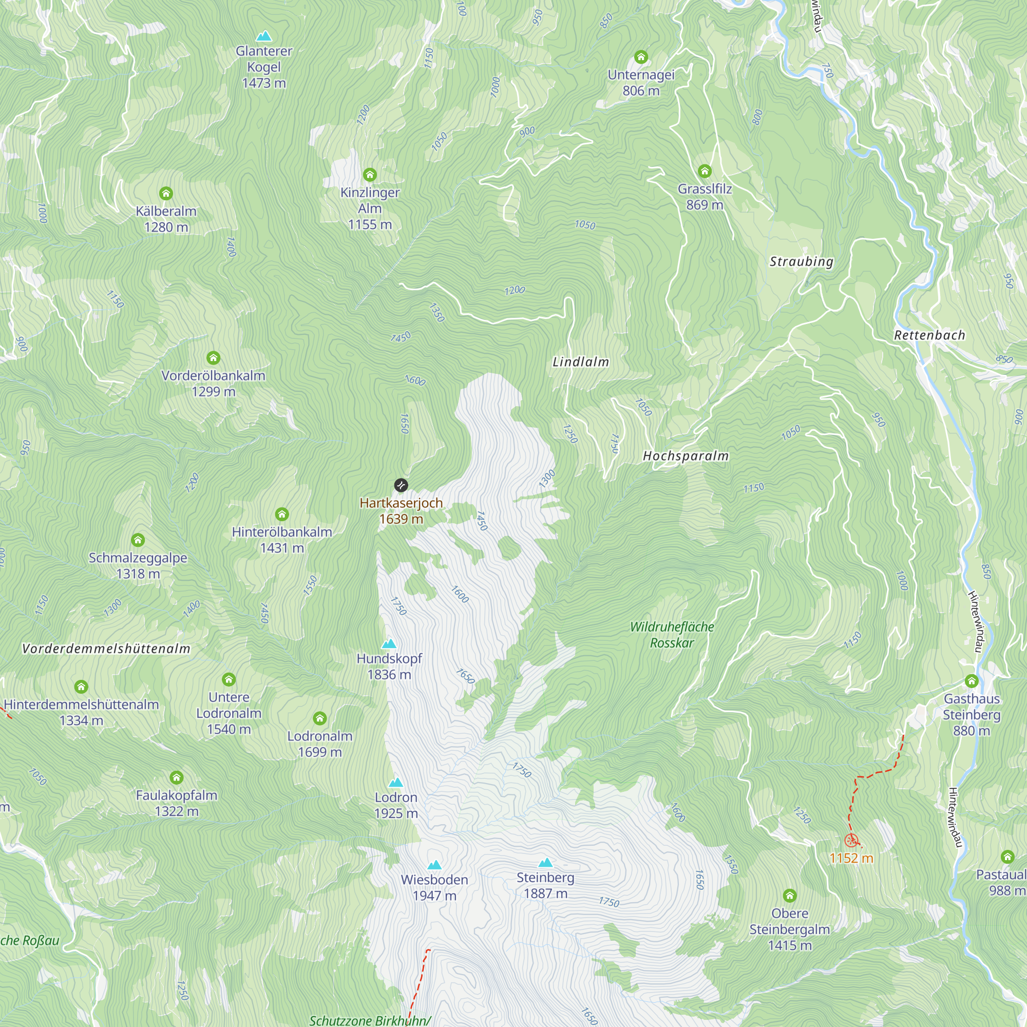 Innere Hartkaseralm map