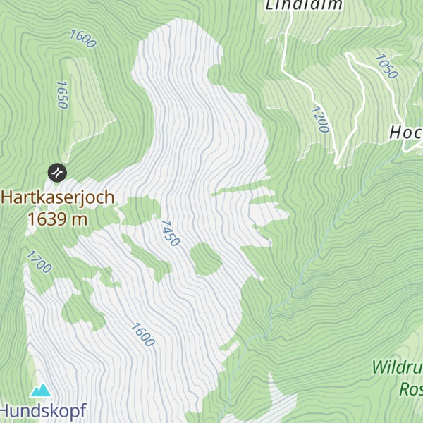 Map of Innere Hartkaseralm
