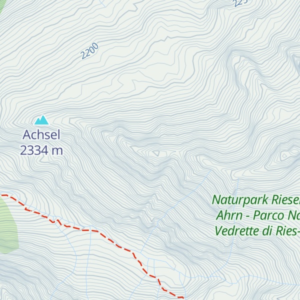 Map of Achselkopf