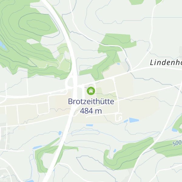 Map of Brotzeithütte
