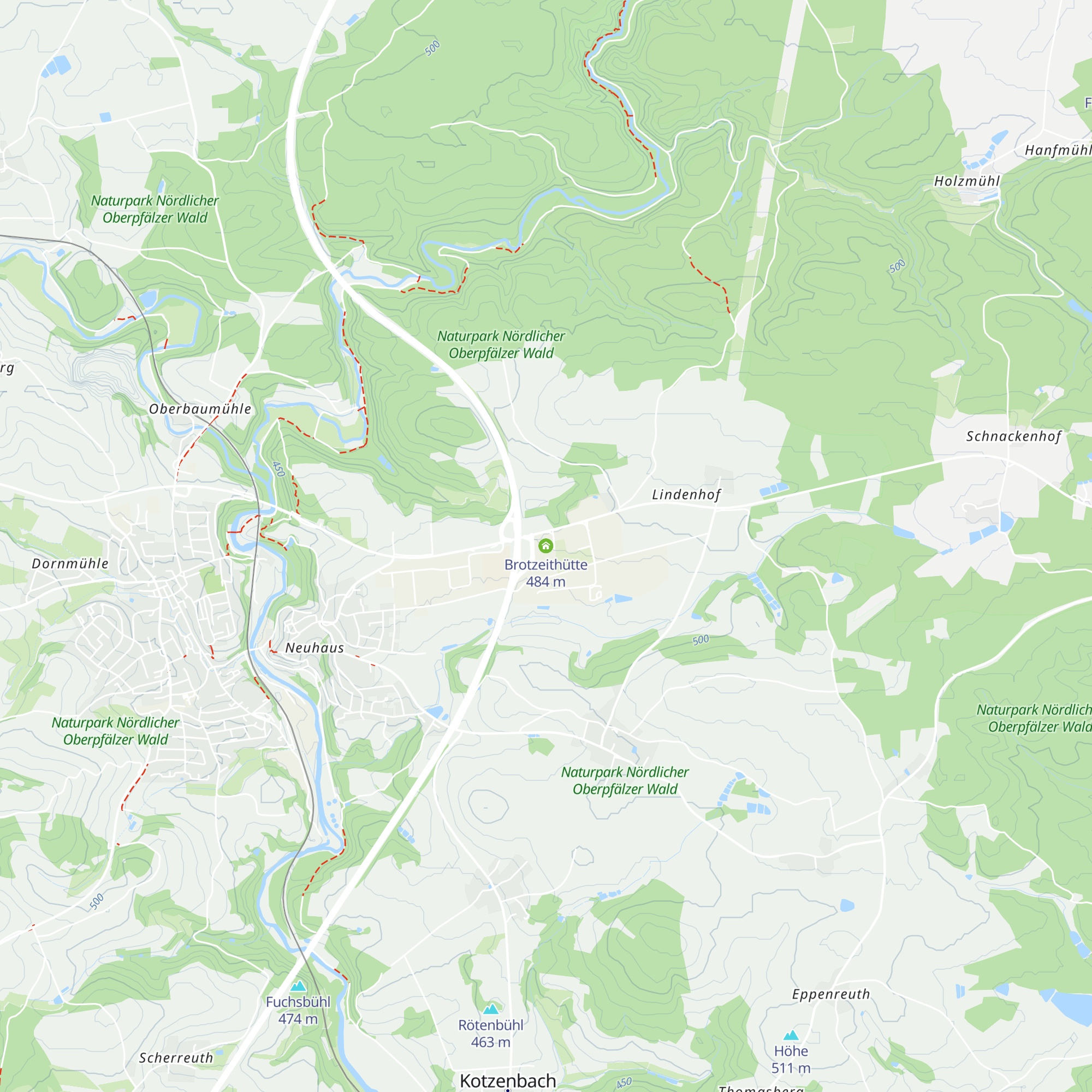 Brotzeithütte map