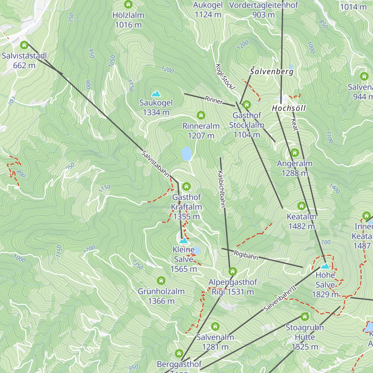 Gasthof Kraftalm map