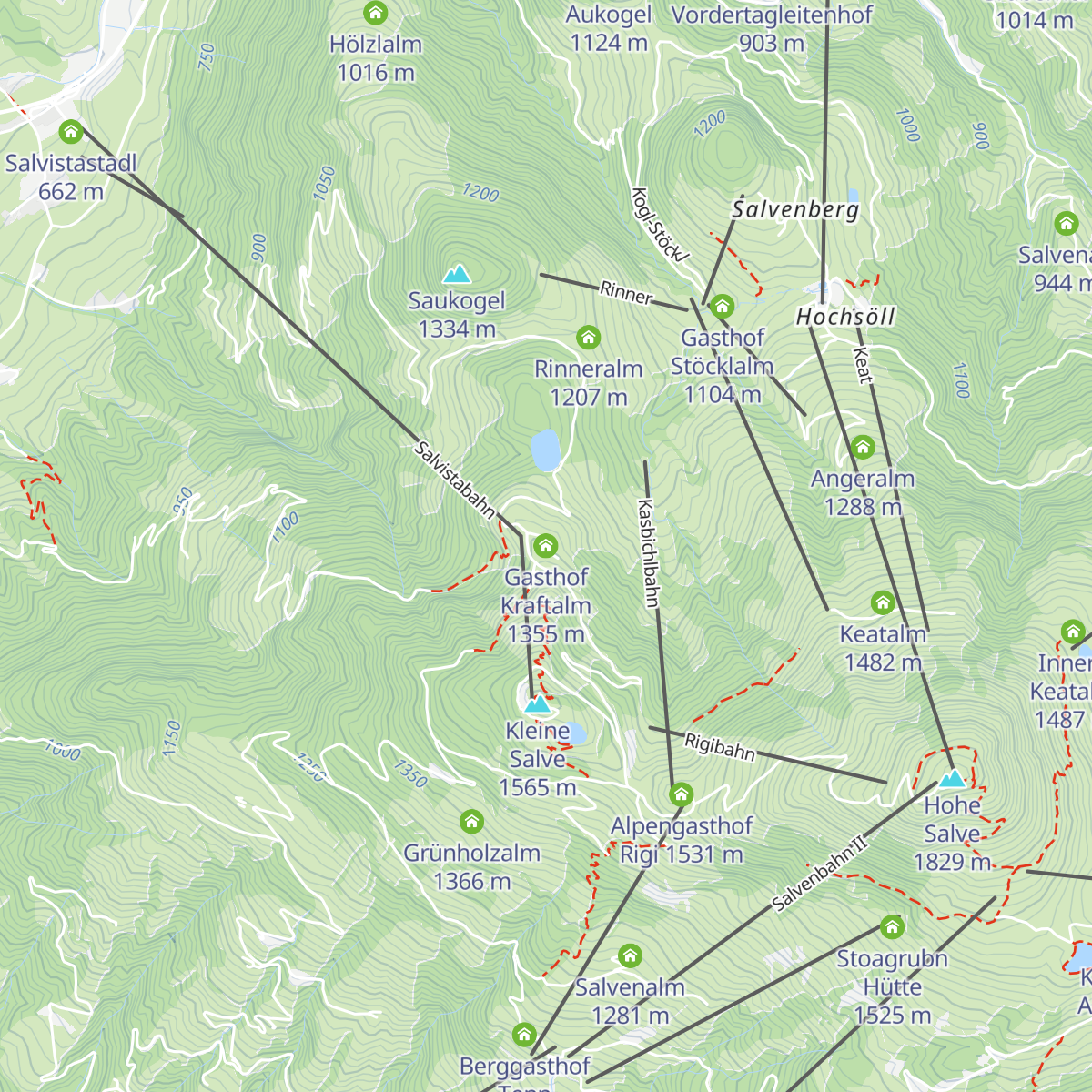 Gasthof Kraftalm map