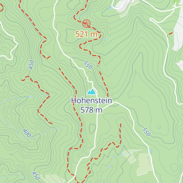 Map of Hohenstein