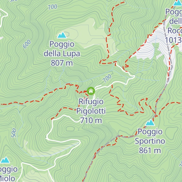 Map of Rifugio Pigolotti