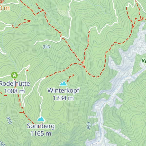 Map of Grünjoch-Hütte