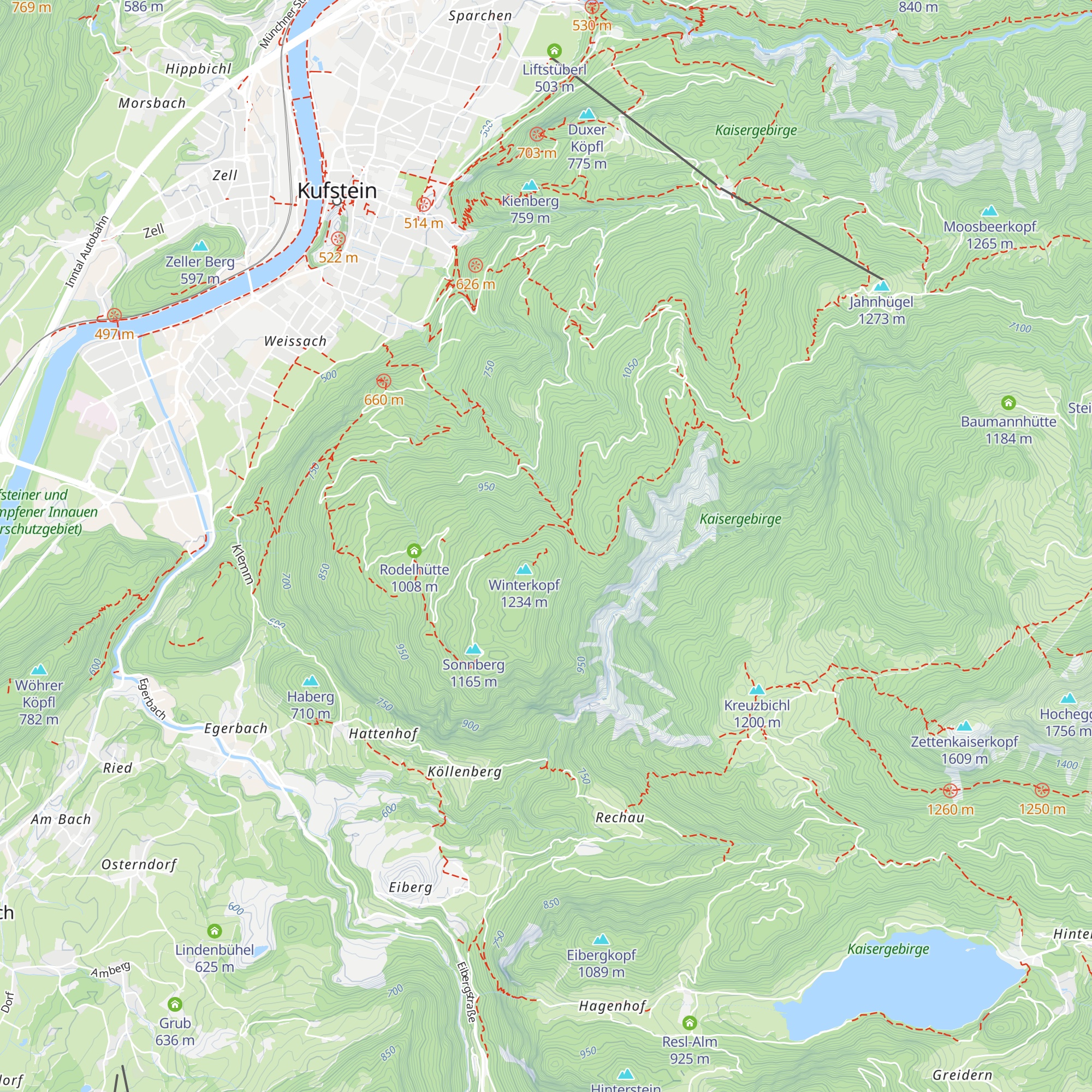 Grünjoch-Hütte map
