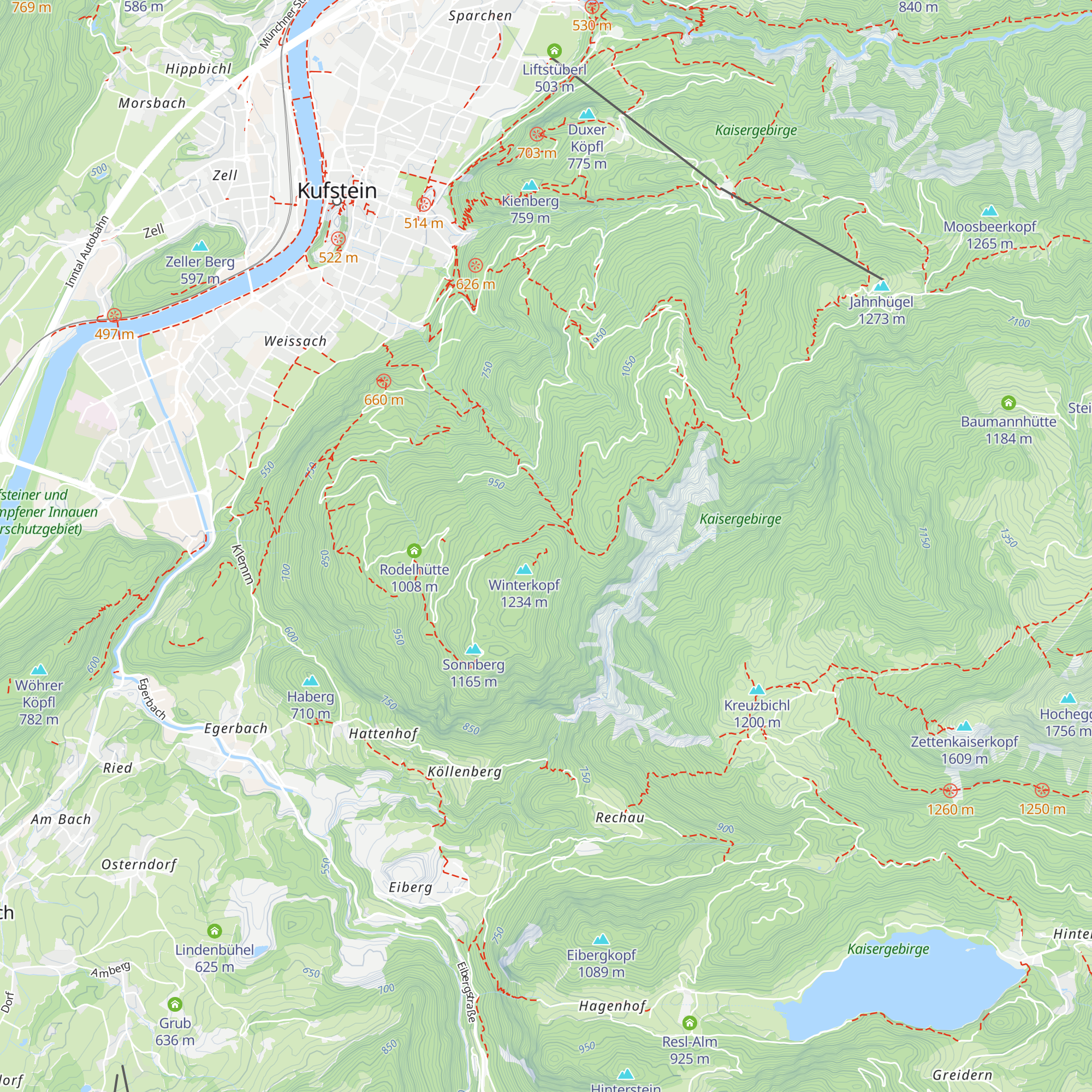 Grünjoch-Hütte map