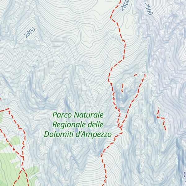 Map of Cresta Bianca