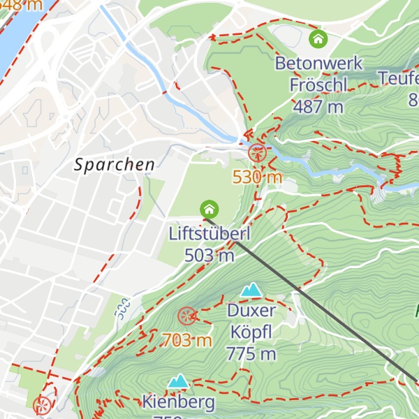Map of Liftstüberl