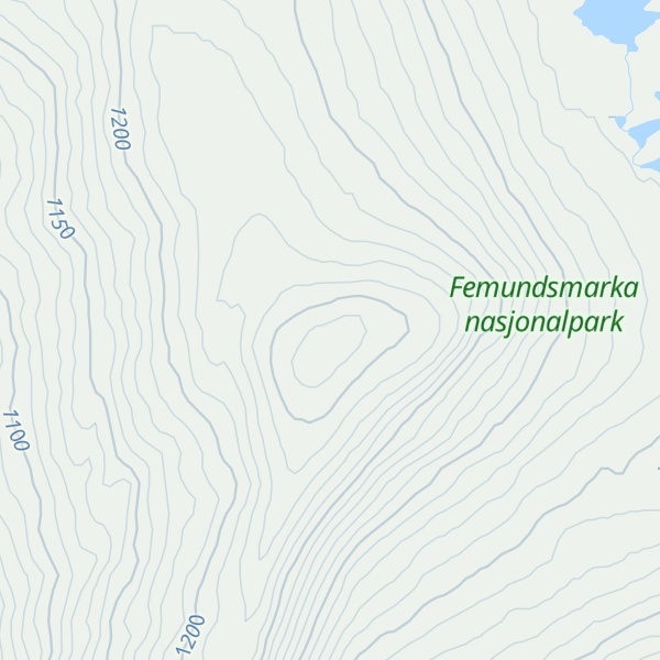 Map of Ronsjøruten