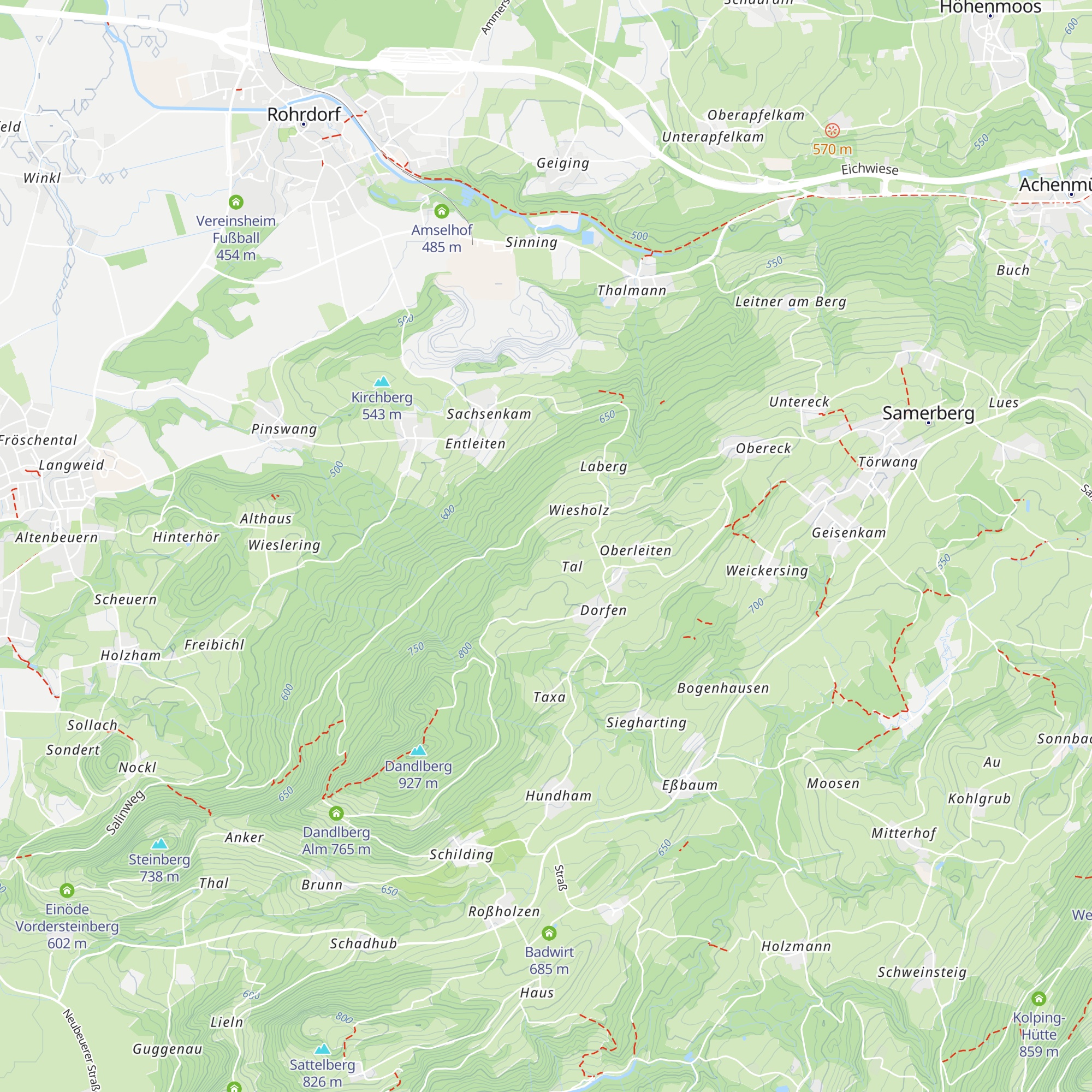 Baumhaus Samerberg map