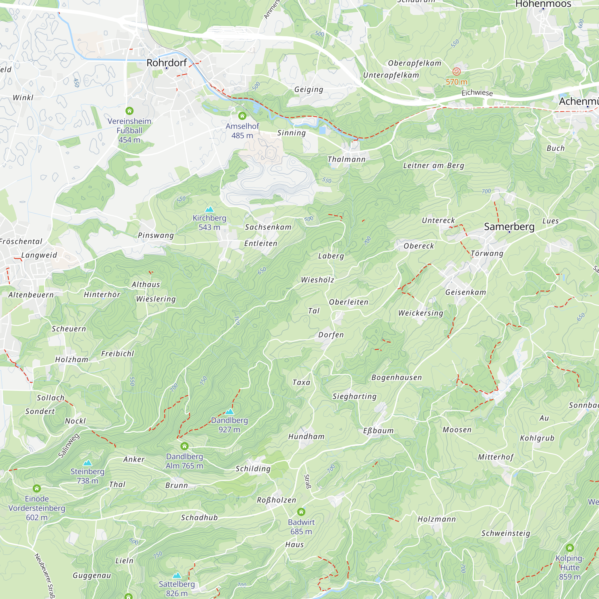 Baumhaus Samerberg map
