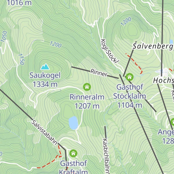 Map of Rinneralm