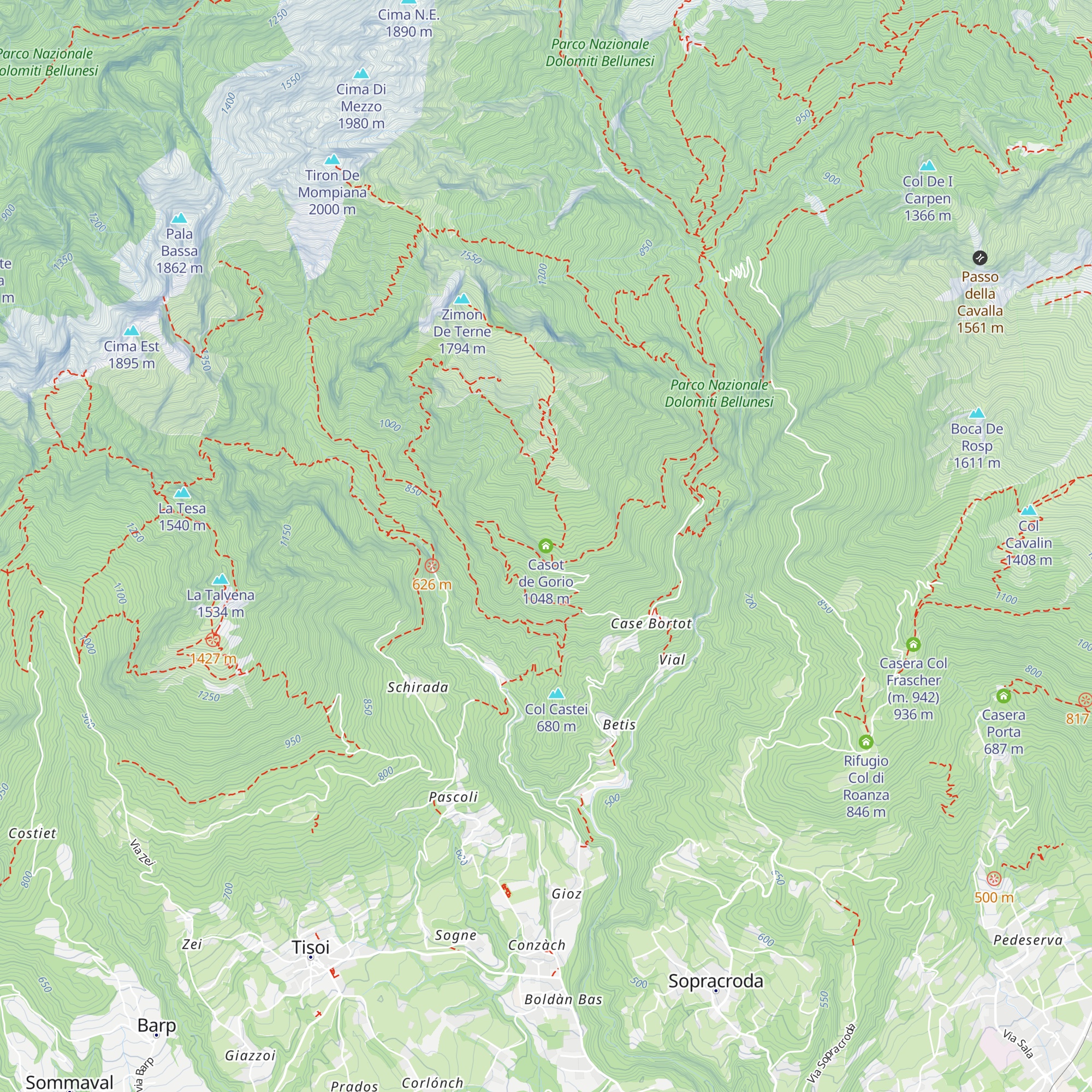 Casot de Gorio map