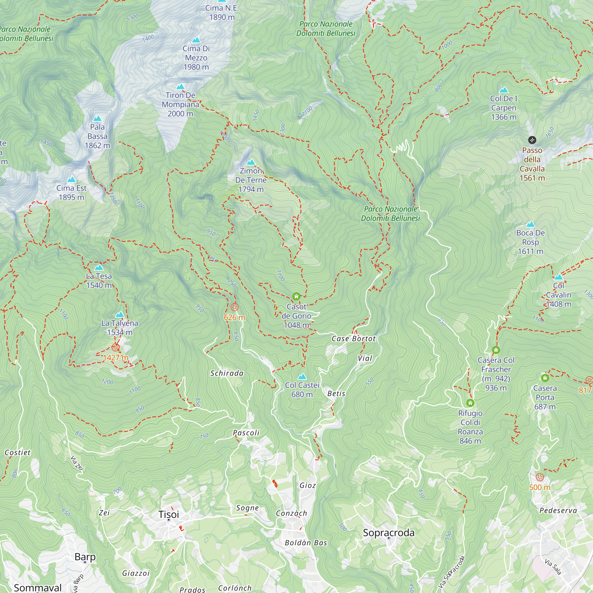 Casot de Gorio map