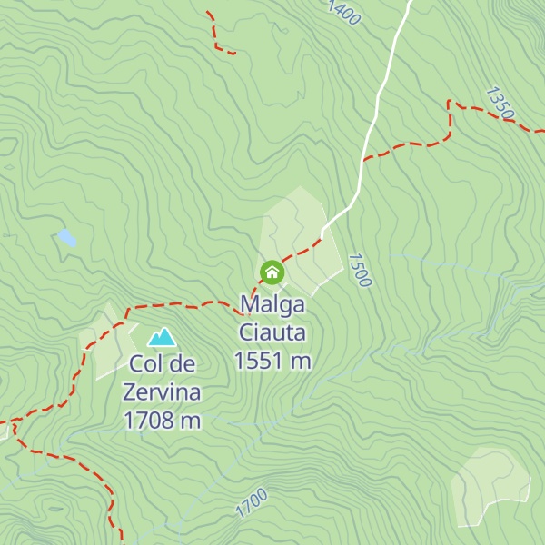 Map of Malga Ciauta