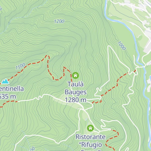 Map of Taulà Bauges