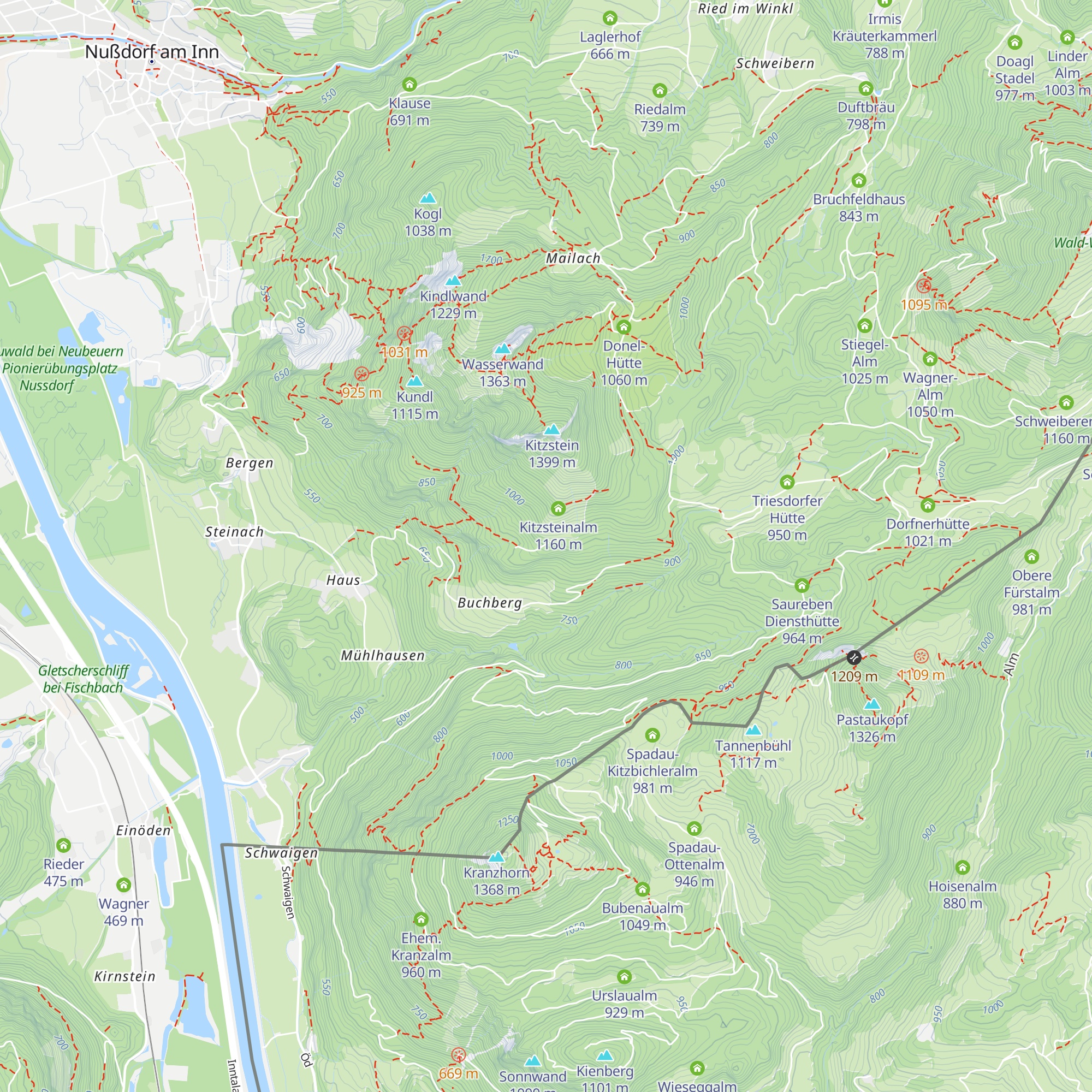 Jagdhaus map