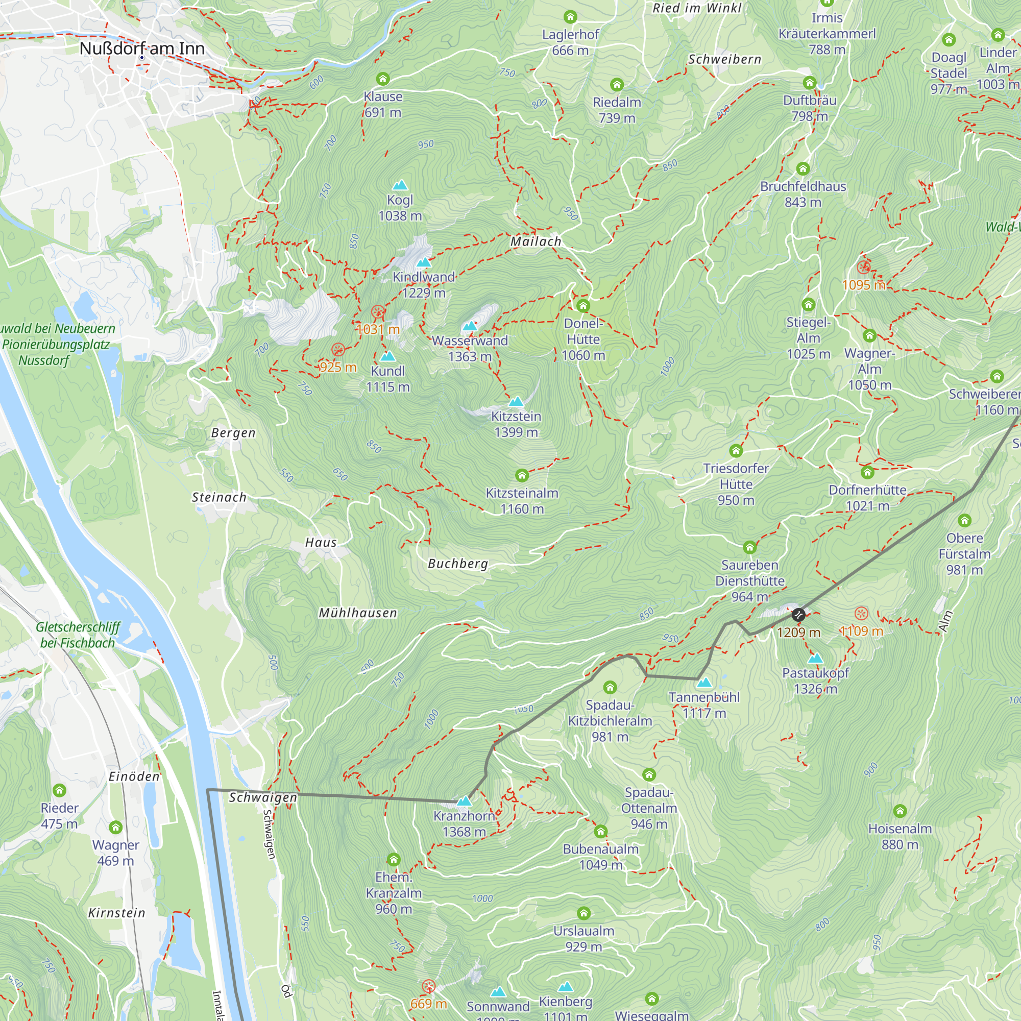 Jagdhaus map