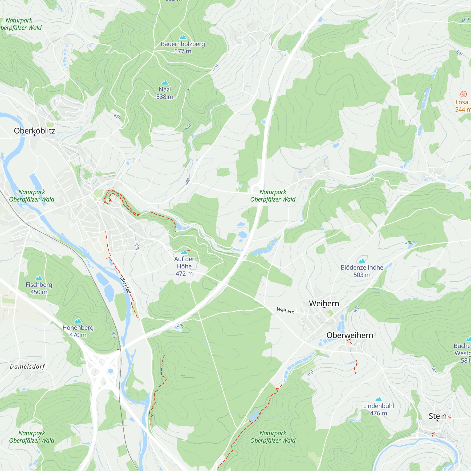 Lohweiherhütte map
