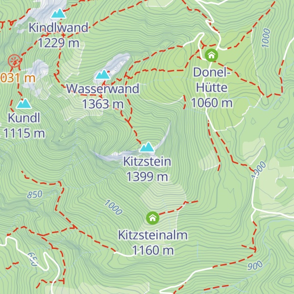 Map of Kitzstein