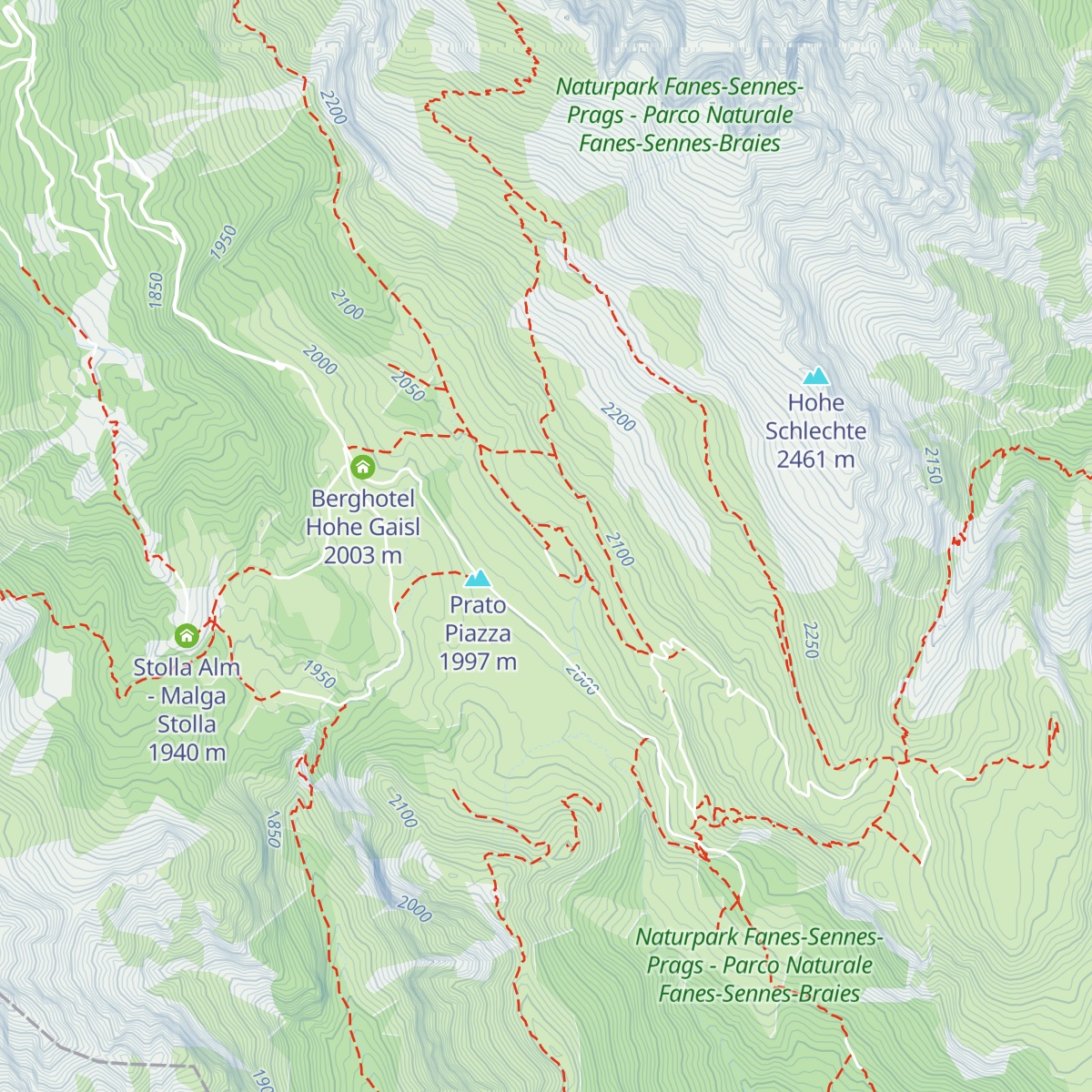 Almhütte Plätzwiese map