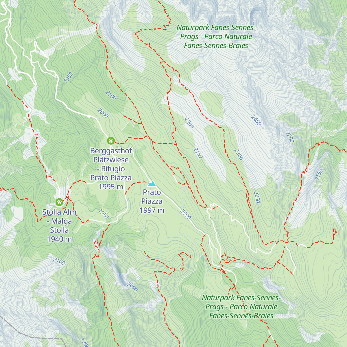 Almhütte Plätzwiese map