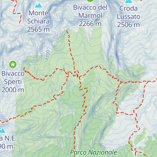 Map of Rifugio 7° Alpini