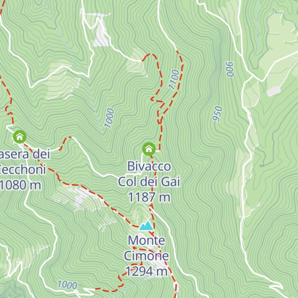 Map of Bivacco Col dei Gai